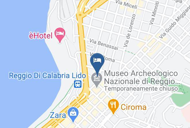 Reggio Di Calabria - Via Veneto Maps