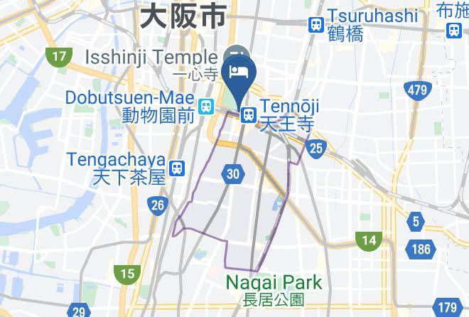 Osaka City Abeno Ward - Viainn Abeno Tennoji Maps