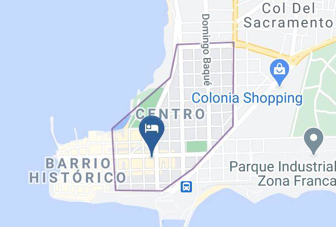 Colonia Del Sacramento - Viajero Hostel Colonia Maps
