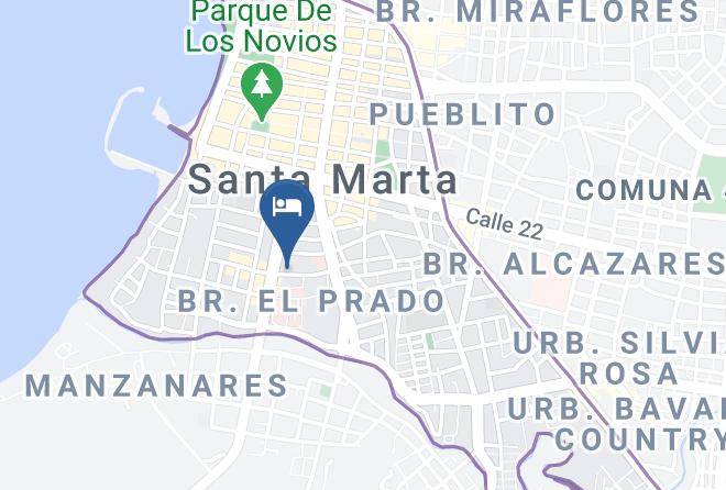 Santa Marta - Viajero Hostel Santa Marta Maps