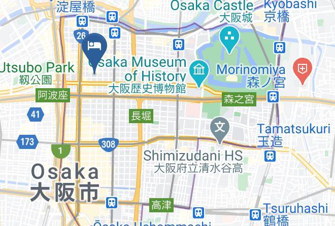 Osaka City Chuo Ward - Viale Osaka Maps