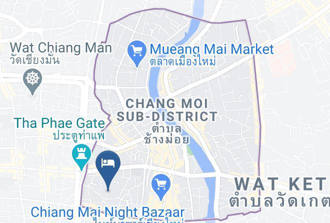 Amphoe Mueang Chiang Mai - Viang Thapae Resort Hotel Maps