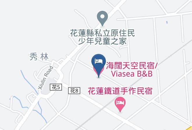 Viasea B&b Mapa - Taiwan - Hualiennty