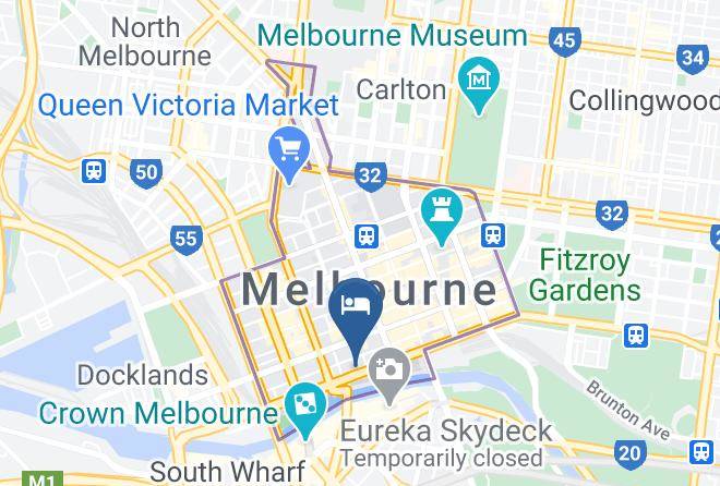 Melbourne - Vibe Hotel Melbourne Maps