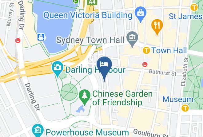 Vibe Hotel Sydney Darling Harbour Map