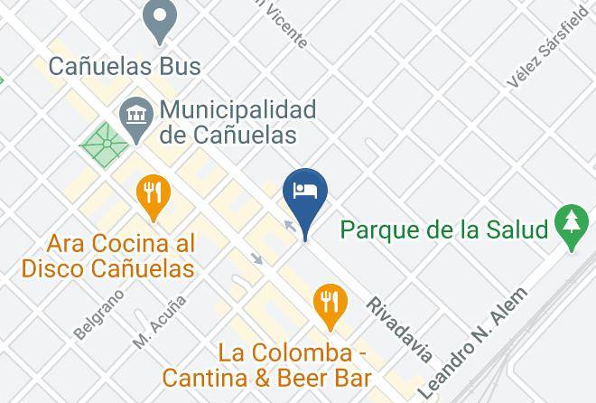 Canuelas - Vicentina Hotel Maps