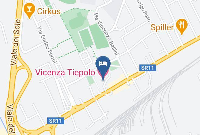 Vicenza - Vicenza Tiepolo Hotel Maps