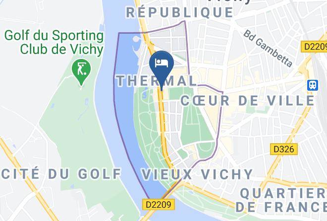 Allier - Vichy Celestins Spa Hotel Vichy France Maps