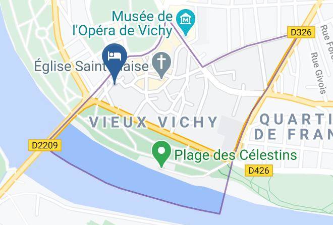 Allier - Vichy Residencia Maps