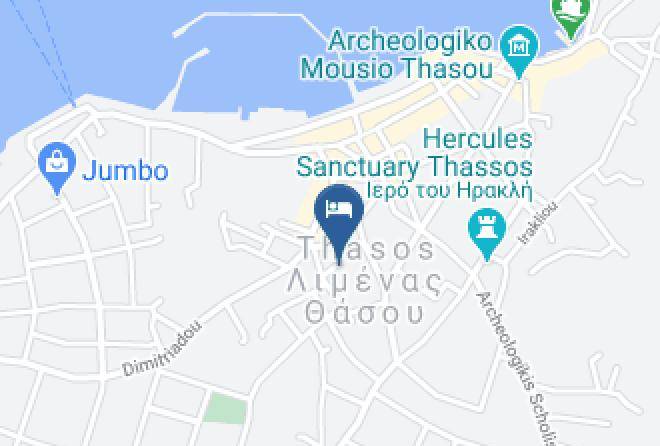 Thasos - Vicky Hotel Maps