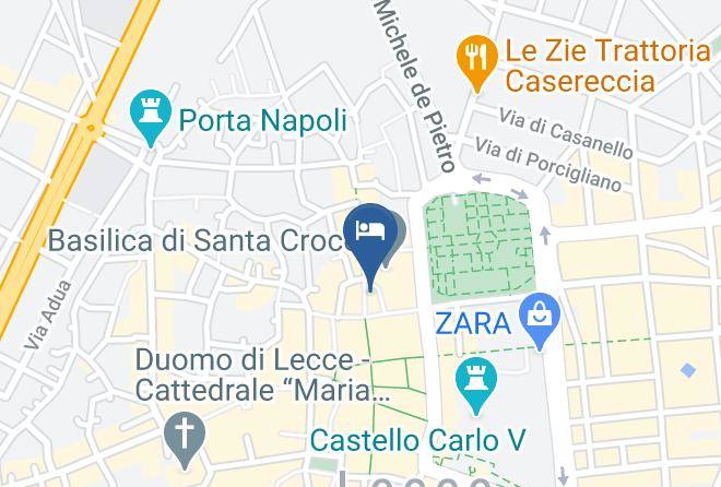 Lecce - Vico Dei Bolognesi Per Palazzo Persone Maps