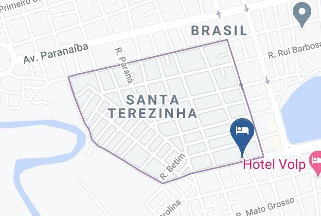 Patos De Minas - Victor Hotel Maps