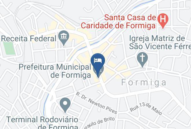 Formiga - Victor Plaza Hotel Maps