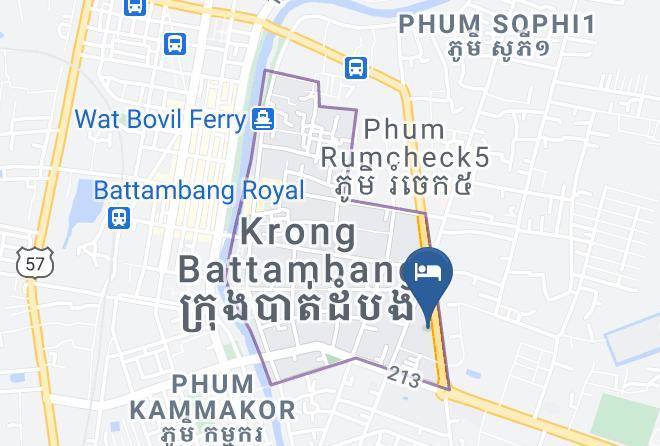 Battambang City - Victoria Battambang Hotel Maps