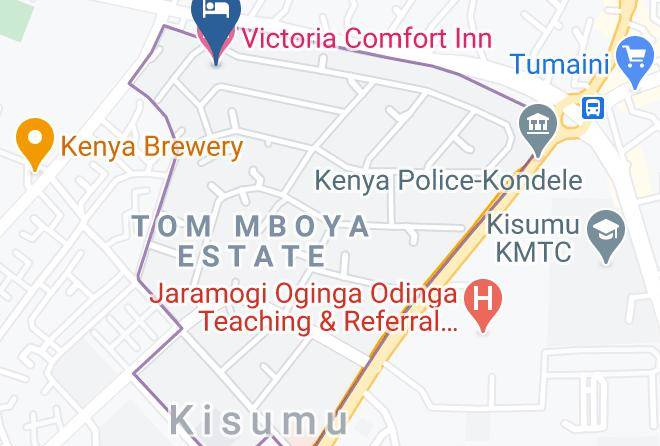Kisumu - Victoria Comfort Inn Maps