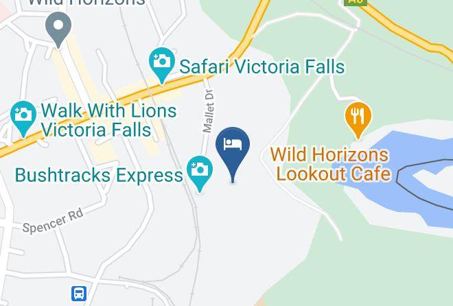 Hwange - Victoria Falls Hotels Maps