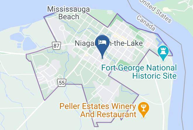 Niagara - Victoria Gables Bed And Breakfast Maps