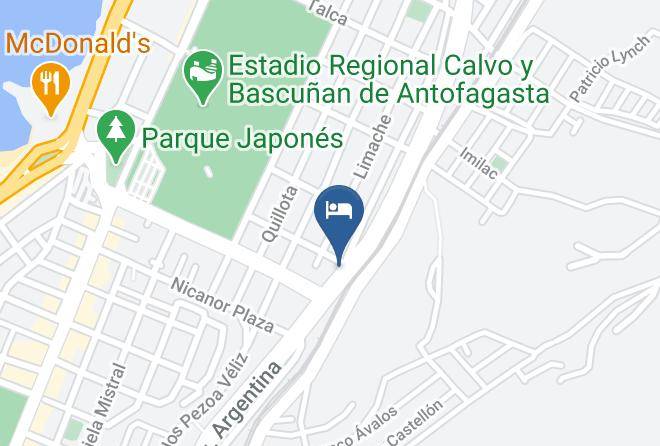 Antofagasta Province - Victoria Hotel Maps