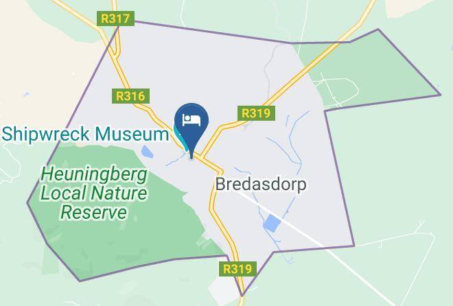 Overberg - Victoria Hotel Bredasdorp Maps