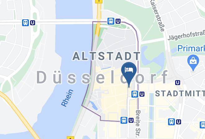 Dusseldorf - Victoria Hotel Maps