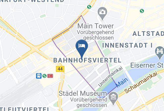 Frankfurt Am Main - Victoria Hotel Maps