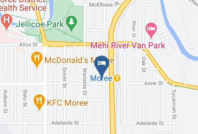 Moree Plains - Victoria Hotel Moree Maps
