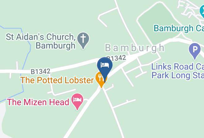 Victoria Hotel Bamburgh Map