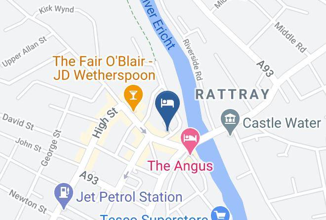 Perth And Kinross - Victoria Hotel Blairgowrie Maps