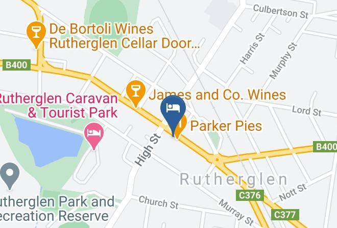 The Victoria Hotel Rutherglen Map