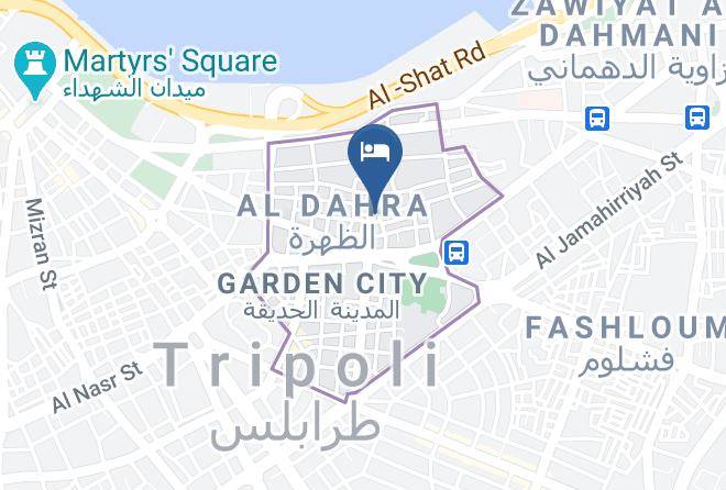 Tripoli - Victoria Hotel Maps