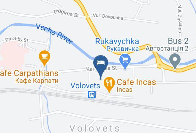 Volovets Raion - Victoria Hotel Maps