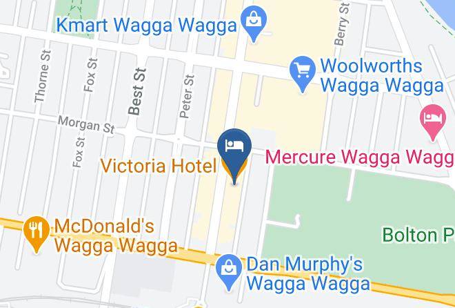 Wagga Wagga - Victoria Hotel Maps