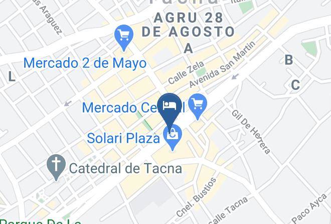 Tacna - Victoria Hoteles E Inversiones Maps