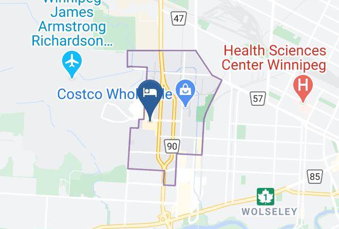 Victoria Inn Hotel & Convention Centre Map