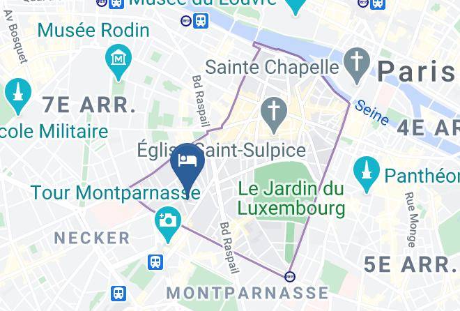 Paris - Victoria Palace Hotel Maps