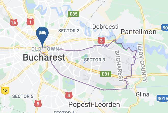 Bucharest - Victoria Poshtel Studio Maps