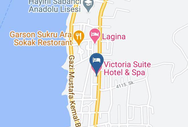 Bodrum - Victoria Suite Hotel & Spa Maps
