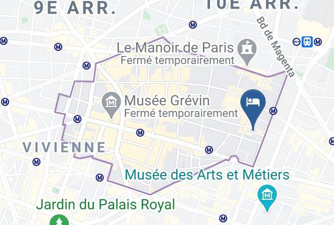 Paris - Victory Hotel Galou Maps