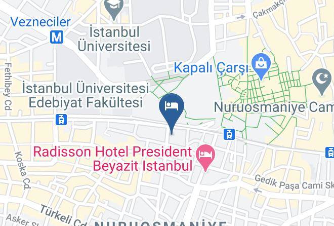 Victory Hotel & Spa Istanbul Map