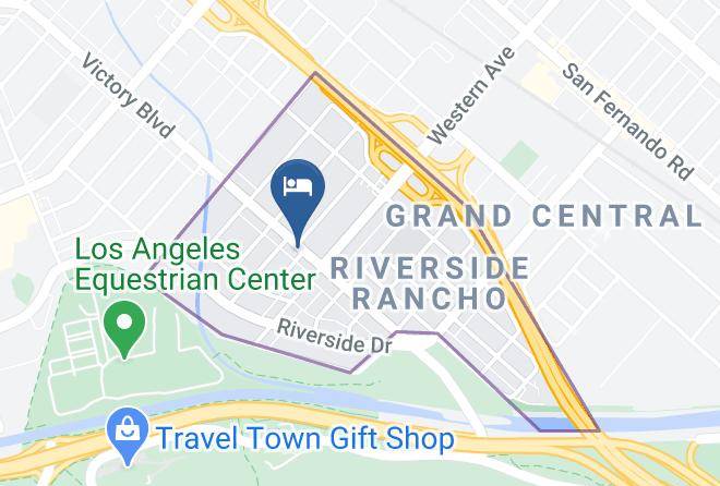 Los Angeles - Victory Motel Inn Maps