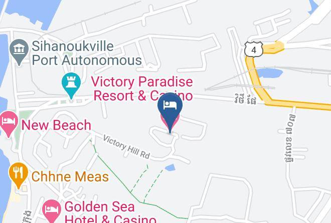 Preah Sihaknuk Town - Victory Paradise Resort & Casino Maps