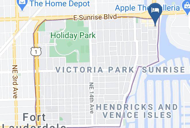 Broward - Victory Park Hotel Fort Lauderdale Maps