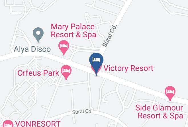 Manavgat - Victory Resort Hotel Maps