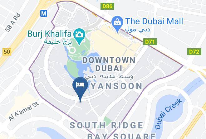 Dubai - Vida Downtown Maps