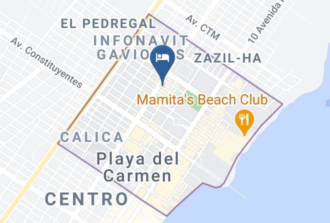 Solidaridad - Vida Playa Hotels Maps