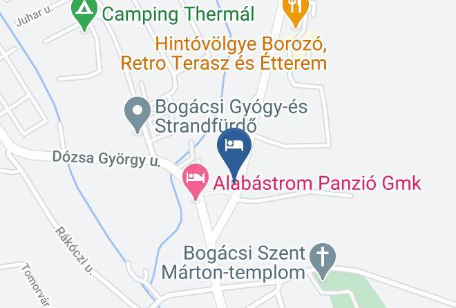 Bogacs - Videki Varazs Vendeghaz Maps