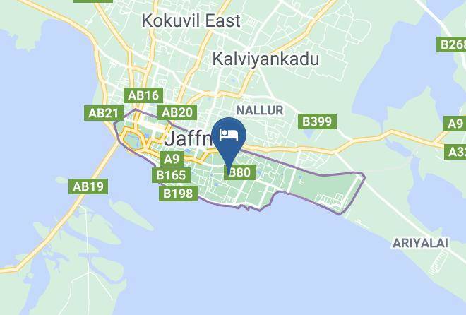 Jaffna - Vidhan's Bungalow Maps