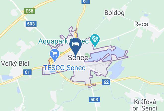 Senec - Vidiecky Dom Senec Maps