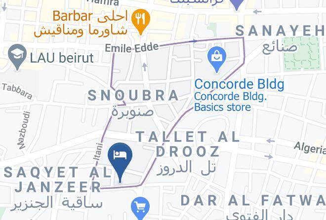 Beyrouth - Vie Boutique Hotel Maps