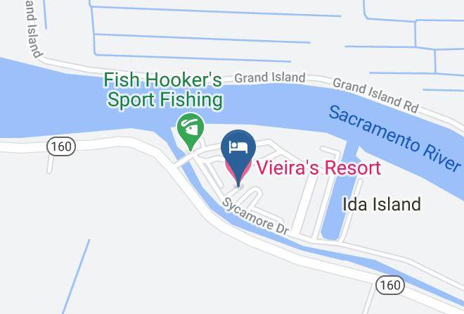 Sacramento - Vieira's Resort Maps